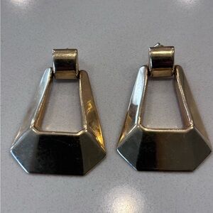 SOLD!!    14K Yellow Gold “Doorknocker” Earrings